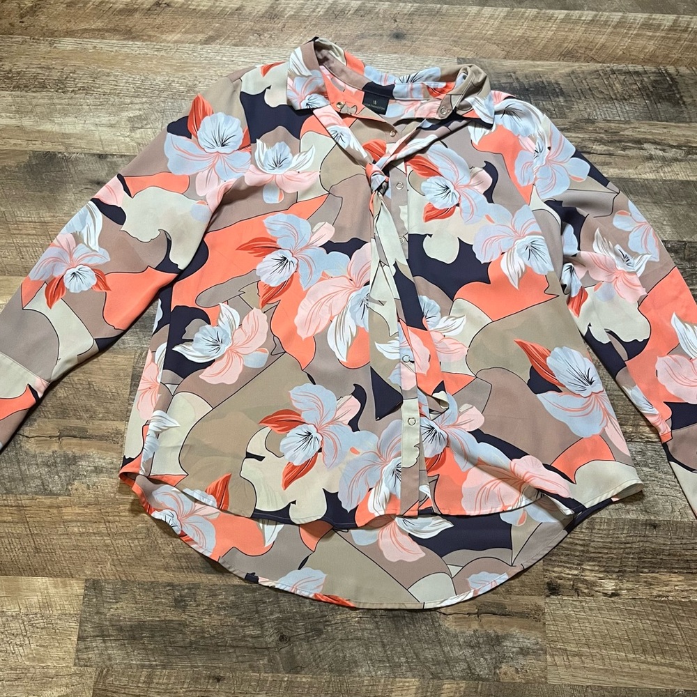Floral Business Blouse